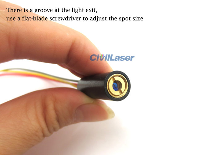 450nm 100mW 레이저 모듈 With TTL Modulation Dot/Line/Cross Focus Adjustable