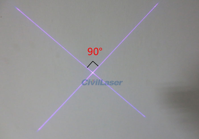 450nm 100mW 레이저 모듈 With TTL Modulation Dot/Line/Cross Focus Adjustable