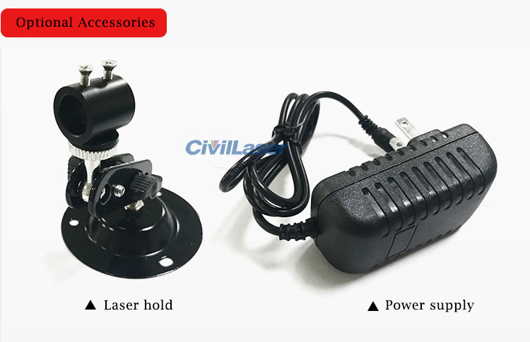 830nm 100mW Raster Pattern 레이저 모듈 IR Laser Patterns Optional