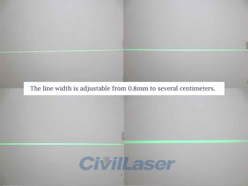 520nm 0.1mw~10mw Green Class I ~ Class IIIA adjustable