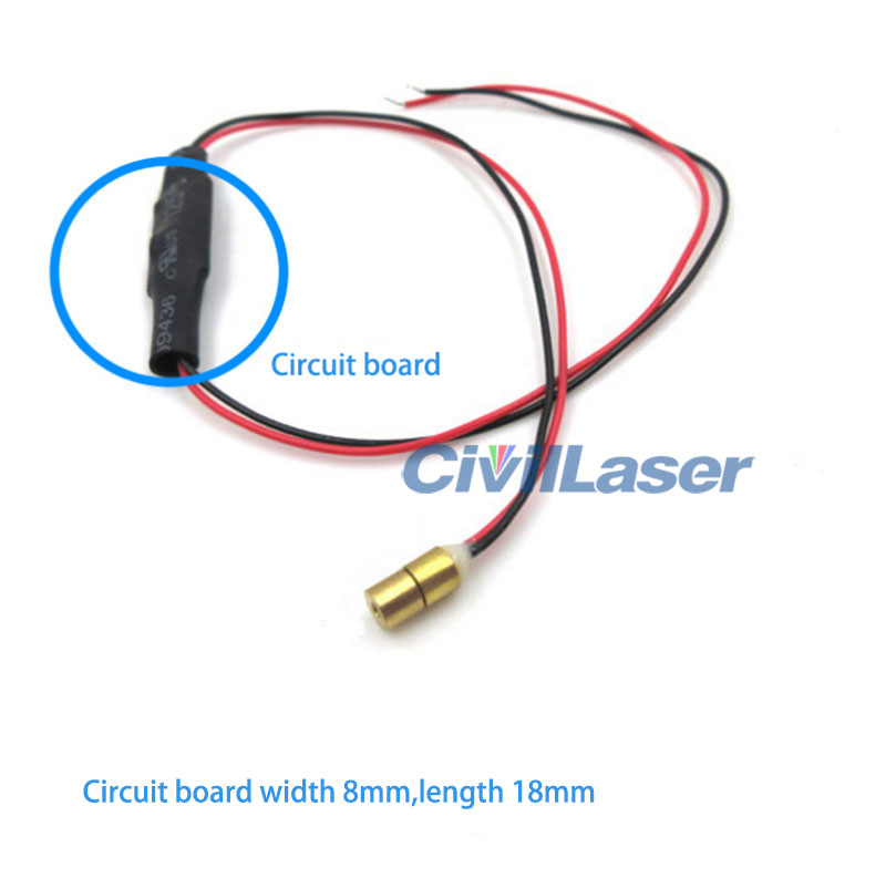 515nm 520nm green dot laser module 4mm small size