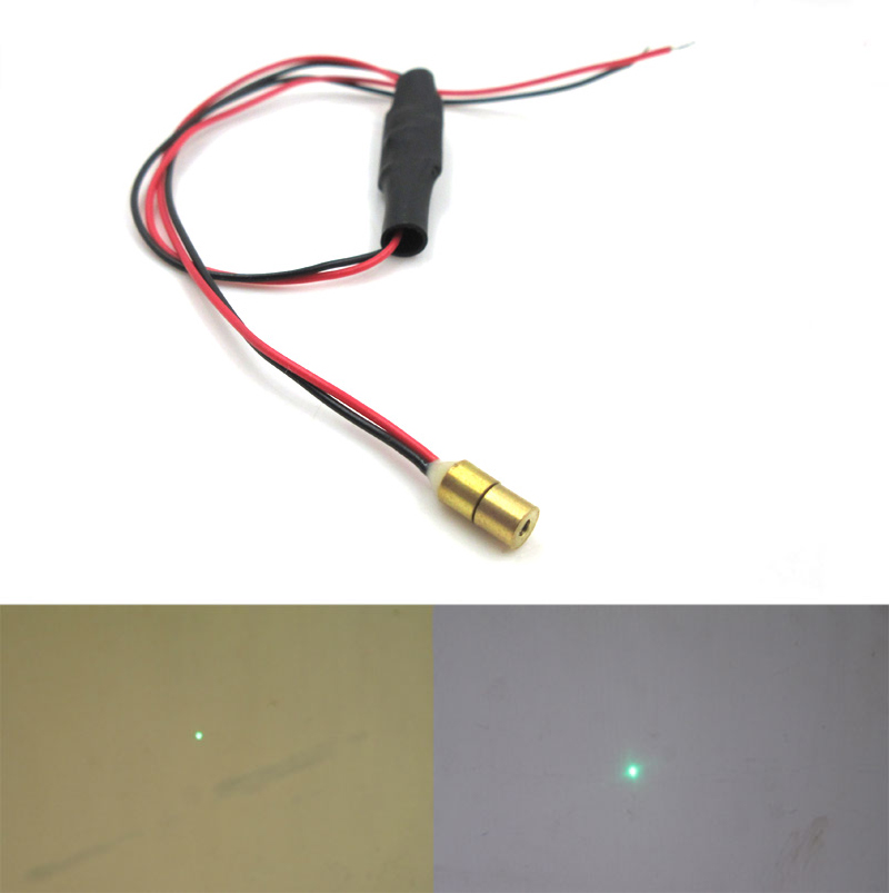 515nm 520nm High brightness green dot laser module 4mm Diameter Ultra small size