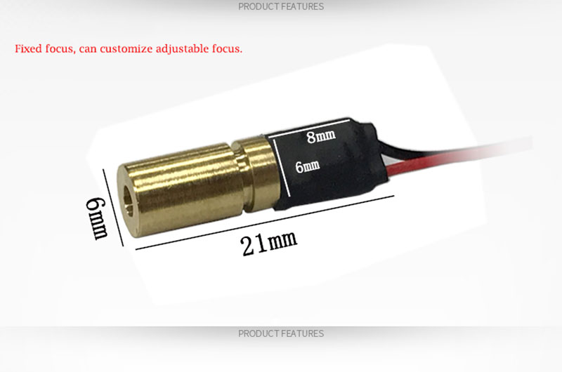 520nm Dot 녹색 laser module high Stable 