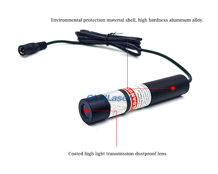 Adjustable Linewidth 638nm 100mW 200mW Laser Module High Stability and ...