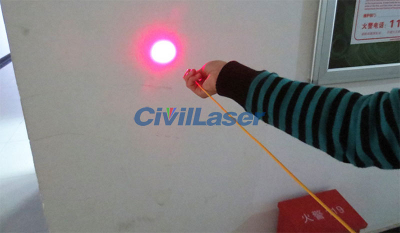 650nm 200mw Multi mode fiber coupled 빨간색 laser module with FC interface