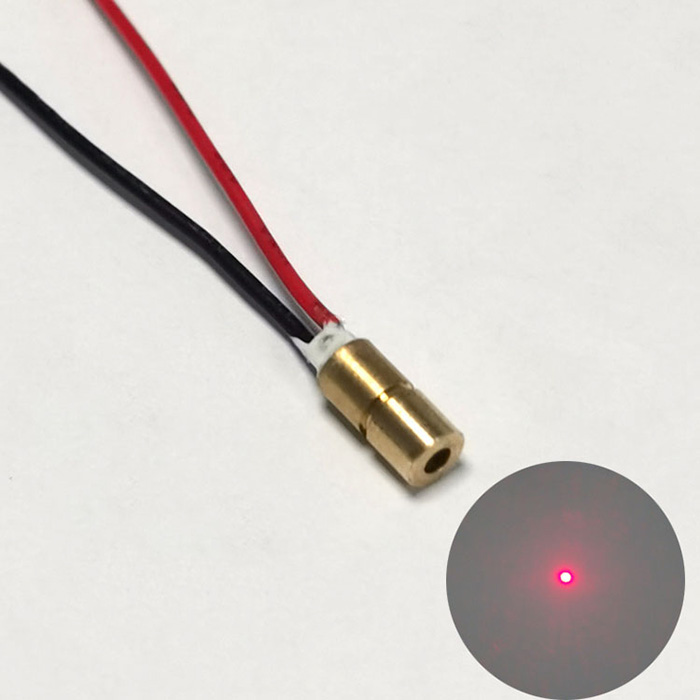 레드 다이오드 레이저 650nm 1mW Φ3.6×9mm Ultra-small Size Laser Module Dot - Click Image to Close