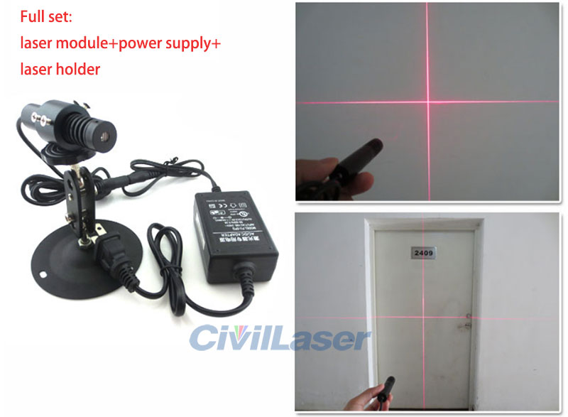 650nm 빨간색 Crosshair laser module Ultra-fine linewidth Vertical 90 degrees