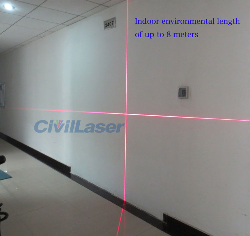 650nm 빨간색 Crosshair laser module Ultra-fine linewidth Vertical 90 degrees