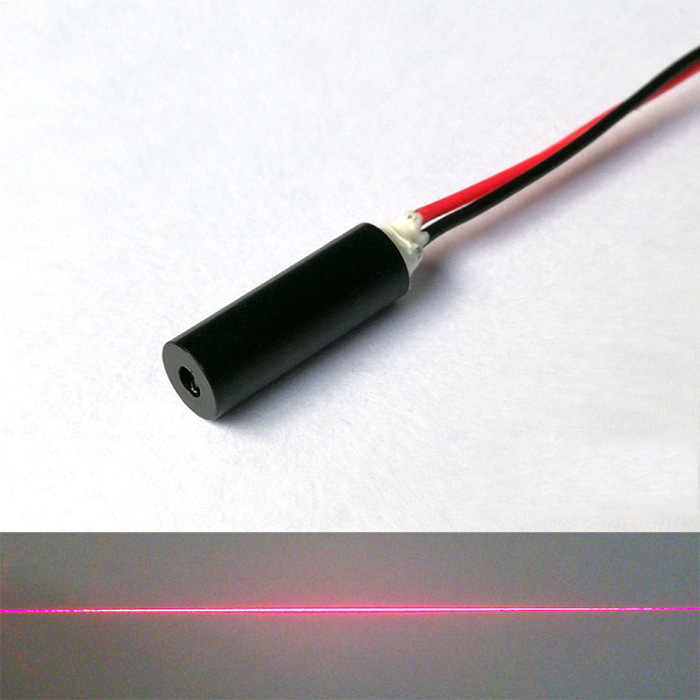 Red Line Laser 635nm 5mW Φ5×15mm Small Size 레이저 다이오드 모듈 Line - Click Image to Close