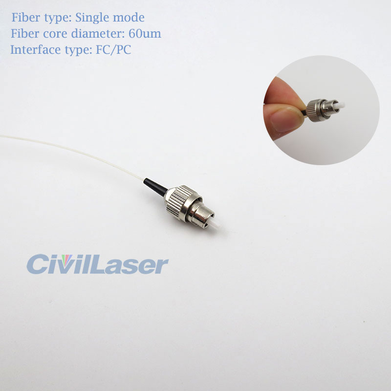 658nm 30mw 빨간색 pigtailed SM 파이버 결합 레이저 module