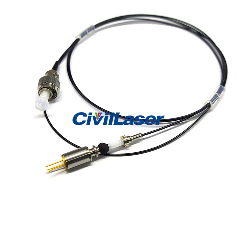 660nm 100mw 빨간색 Pigtailed laser Uniform optical fiber