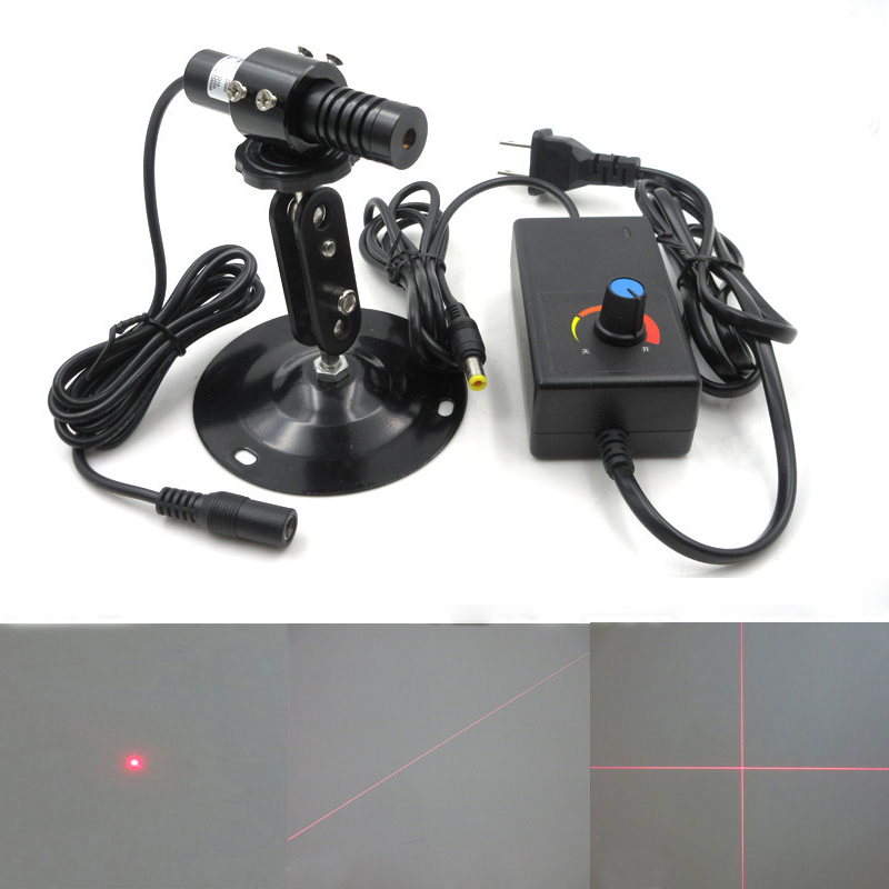680nm 10mw 빨간색 레이저 모듈 초점 조정 가능한 Dot/Line/Crosshair