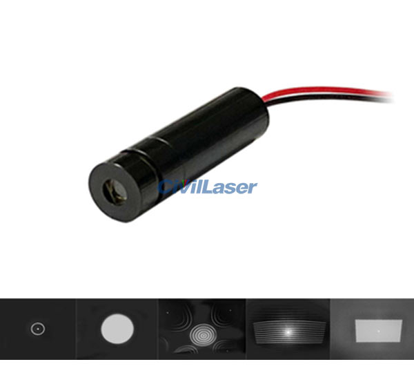 830nm 100mW Raster Pattern 레이저 모듈 IR Laser Patterns Optional