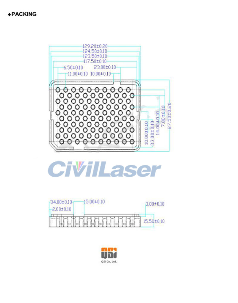 940nm 50mW Powerful Infrared 레이저 모듈 TO18 5.6mm