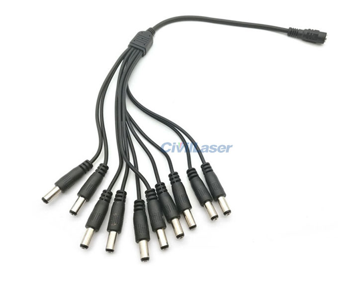 Laser Connector Wire Divided Into Ten Wires 레이저 모듈 DC Power Cord