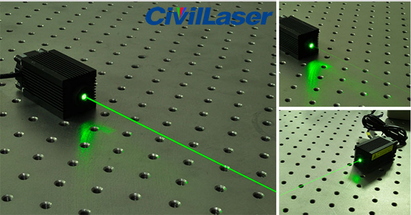 532nm 100mW 녹색 Dot Laser module Room escape 12V