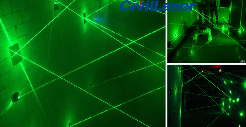 532nm 100mW 녹색 Dot Laser module Room escape 12V