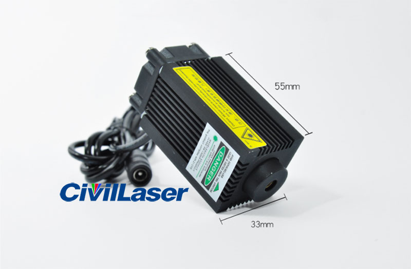 532nm 100mW 녹색 Dot Laser module Room escape 12V