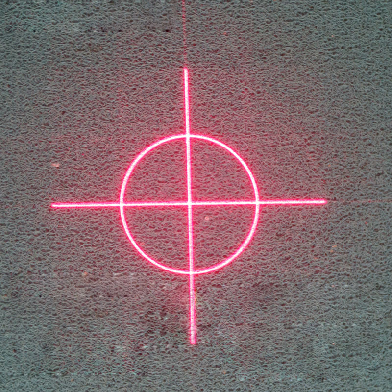 circle laser module with crosshair 빨간색 녹색 Blue