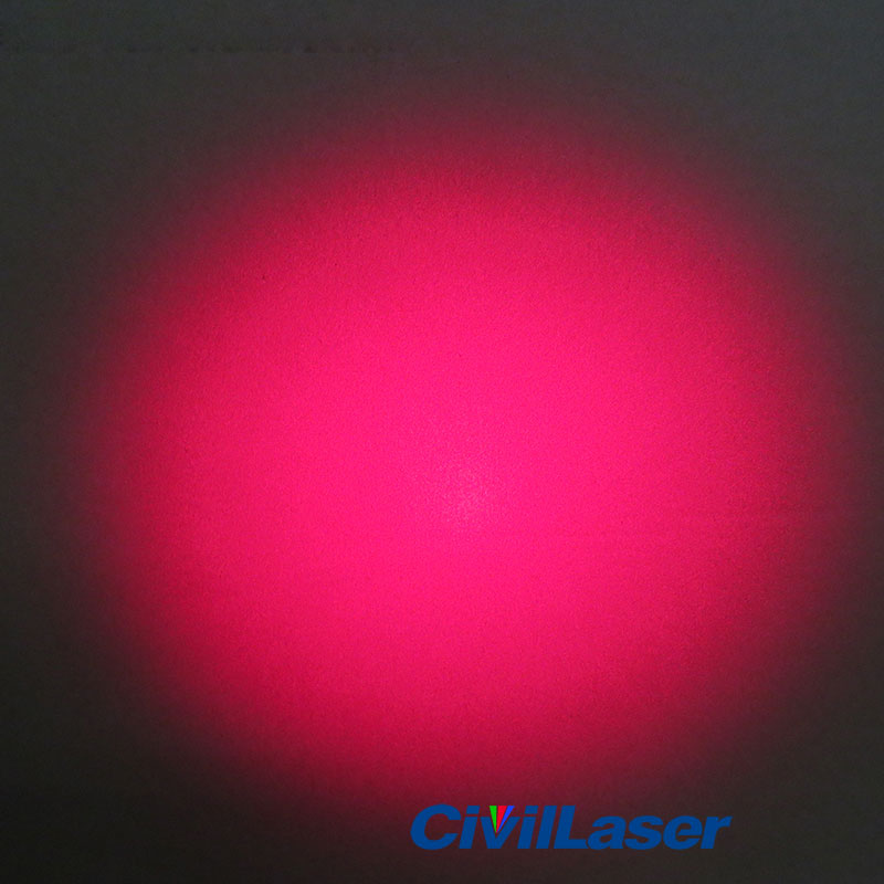 빨간색/Blue/녹색 laser module Homogenization effect of circular plane