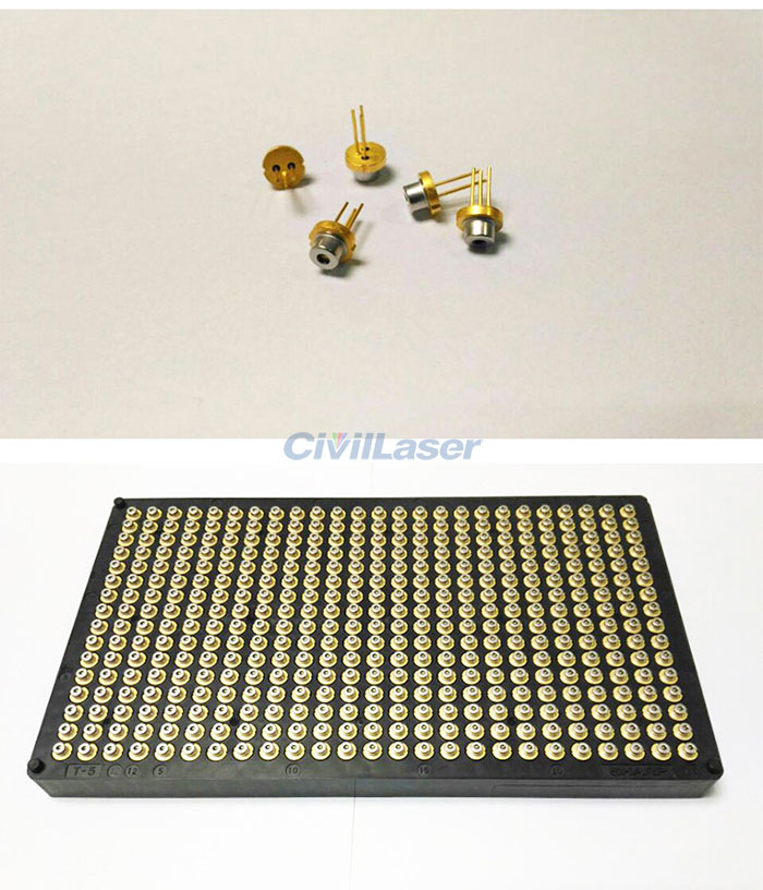 Mire Laser Blue Laser Diode OSRAM New 445nm 450nm 50mw 3.8mm TO-38 - Foto 9