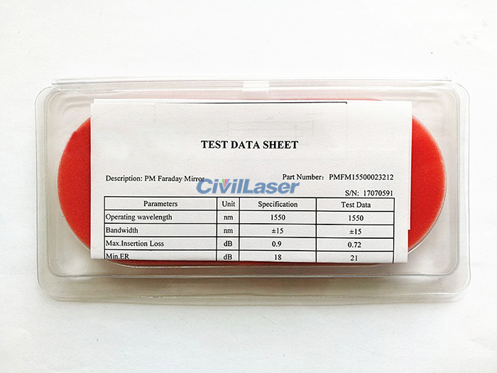 PM Faraday Rotating Mirror