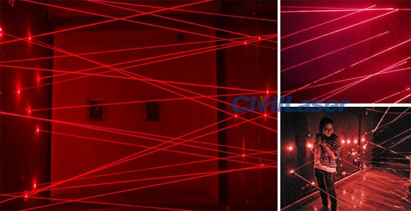 660nm 250mw semiconductor laser 고성능 빨간색 laser Engrave Room escape