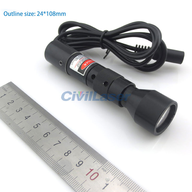 Long range ultra small spot size 빨간색/녹색/Blue laser 0~100mW use Perfect Circular laser module