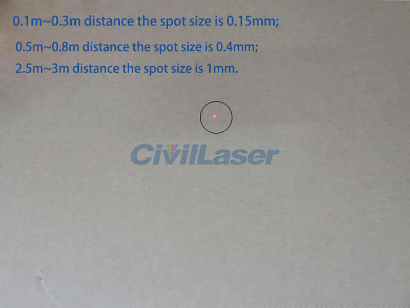 Seiko laser 0.15mm diameter Very fine line width 빨간색 laser module