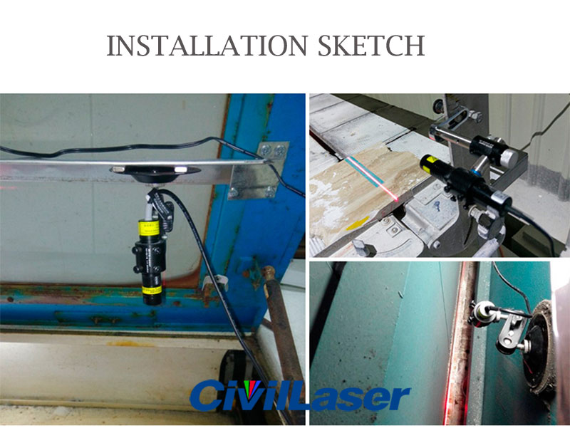 녹색/빨간색/Blue line laser marking