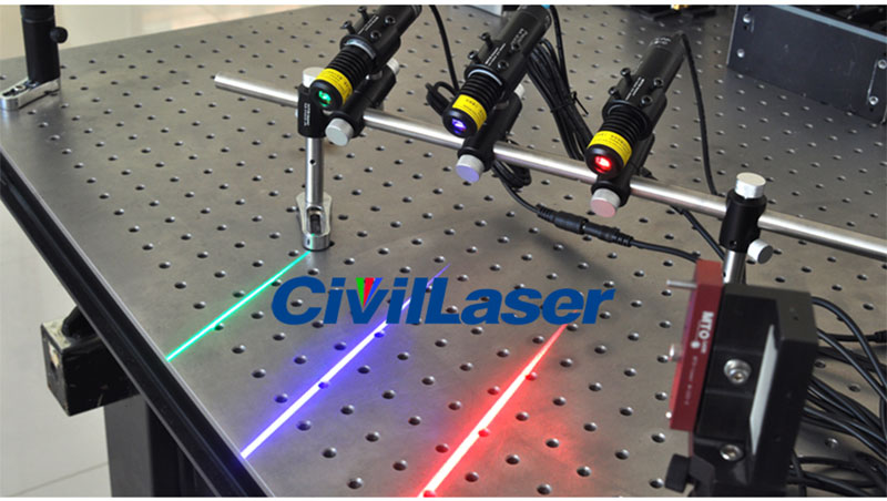 녹색/빨간색/Blue line laser marking