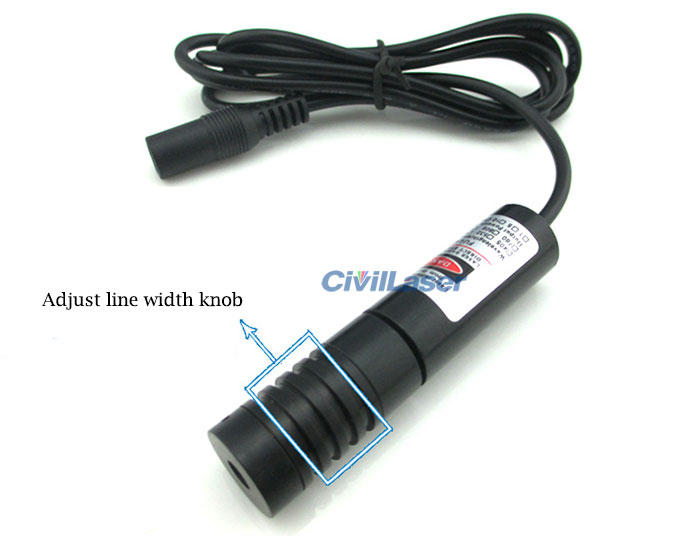 24° Lens Angle 레이저 다이오드 모듈 Red/Green/Blue Rectangle Laser Module 16*70mm
