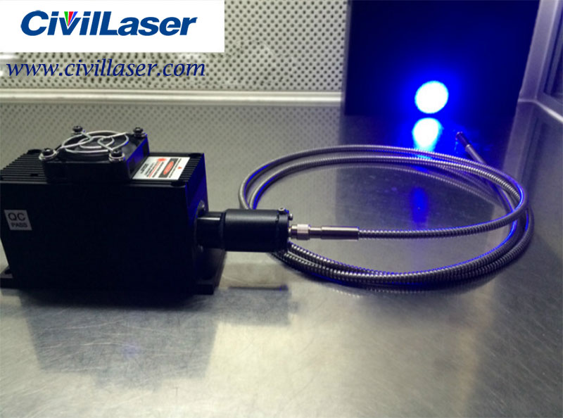 470nm 8W Blue 섬유 결합 레이저 Powerful 레이저 소스 Support Customized