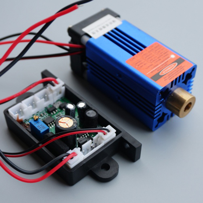 200mW 660nm 빨간색 Laser module with TTL modulation 12V dot/line/crosshair - Click Image to Close