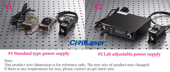 civillaser power supply