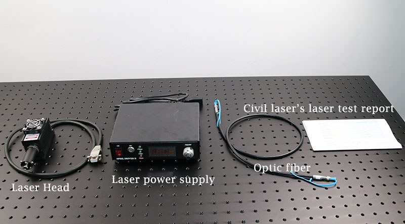 fiber coupled laser system