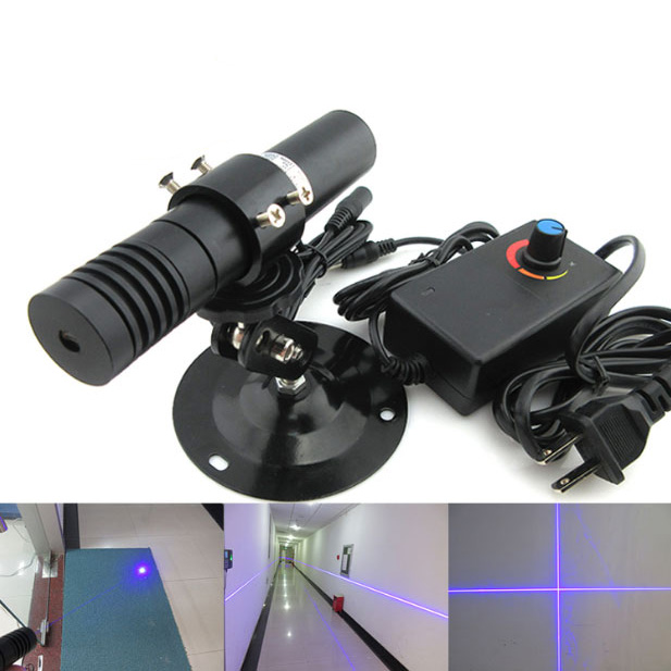 Ultra high brightness 450nm 1500mw Blue adjustable focus laser DOT/LINE/CROSSHAIR - Click Image to Close