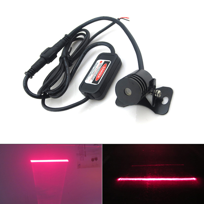 Car specific 빨간색 Laser Fog lamp General Car laser 660nm 300mw DC 6V~37V - Click Image to Close