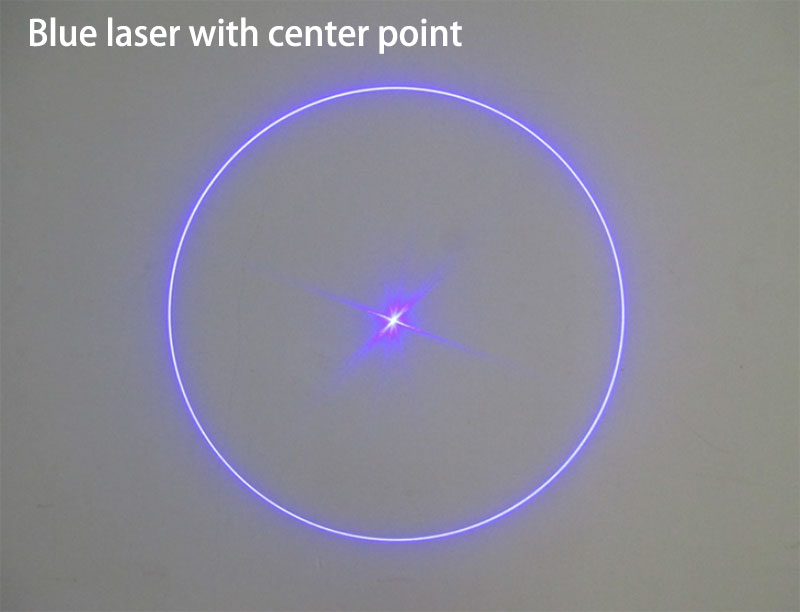 Circle laser with center point effect 빨간색/녹색/Blue Effect can be customized