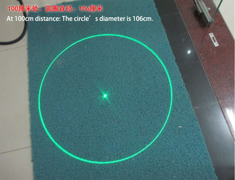 고성능 Circle laser with center point