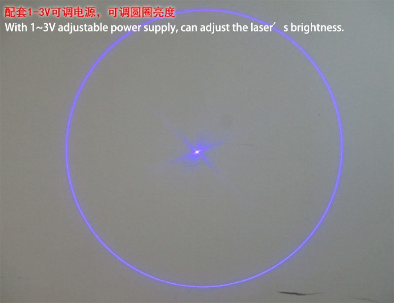 Circle laser with center point effect 빨간색/녹색/Blue Effect can be customized