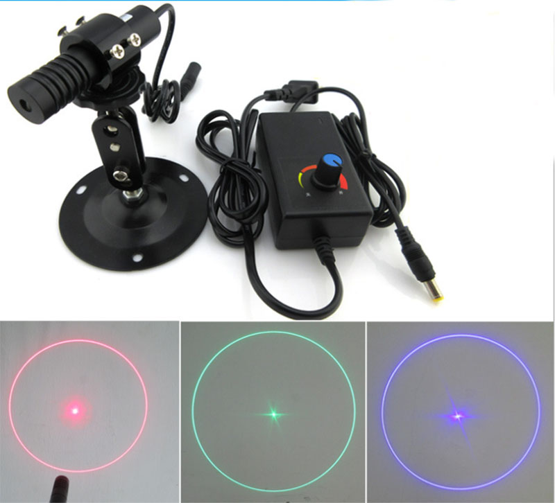 Circle laser with center point effect 빨간색/녹색/Blue Effect can be customized