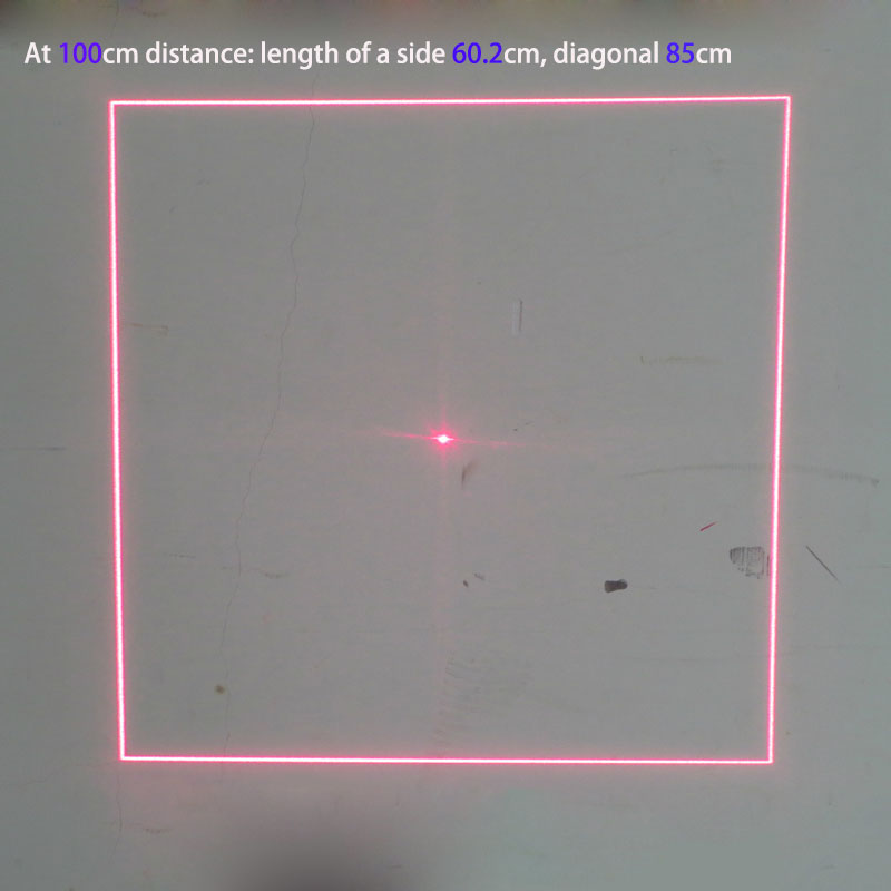 HIgh Power 빨간색 녹색 Blue Square laser module