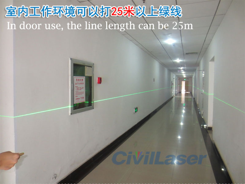 520nm 50mw High Stable 녹색 line laser module 