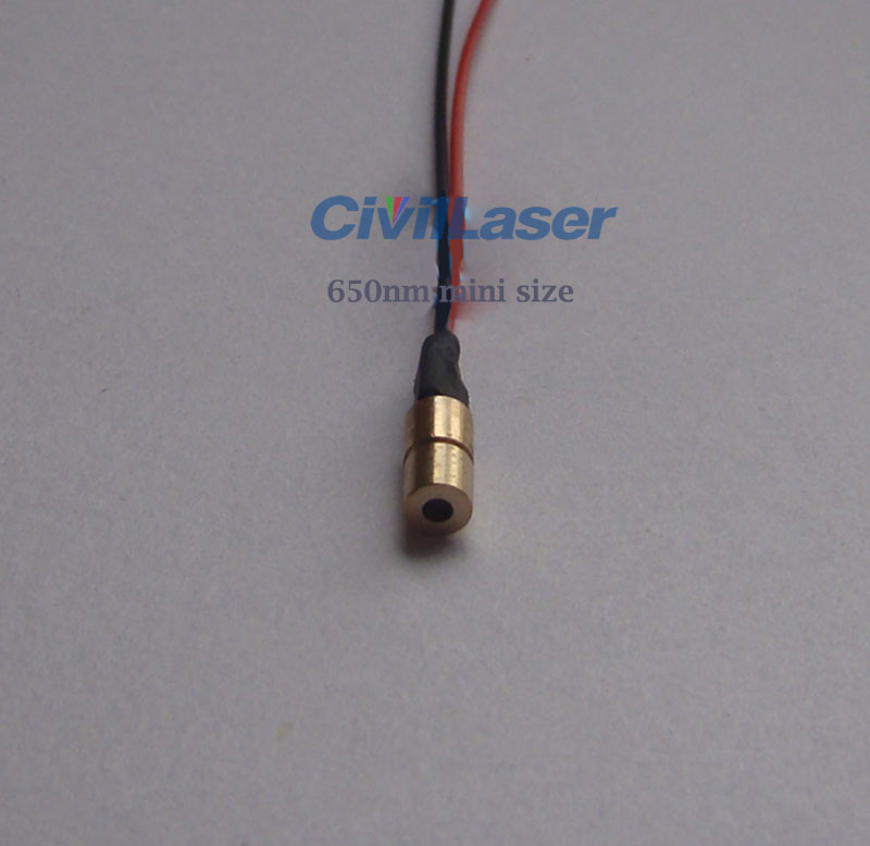 Super small Φ4mm 650nm 빨간색 dot laser module