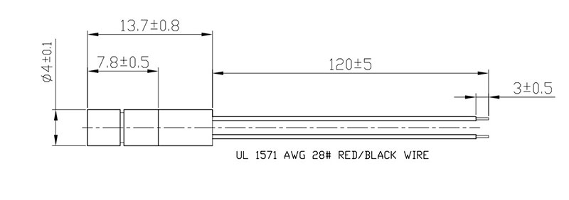 Super small Φ4mm 650nm 빨간색 dot laser module