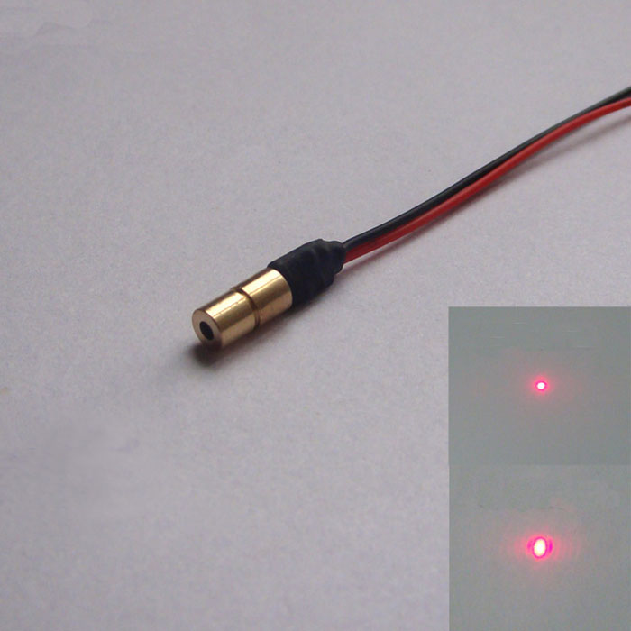 Super small Φ4mm 650nm 빨간색 dot laser module