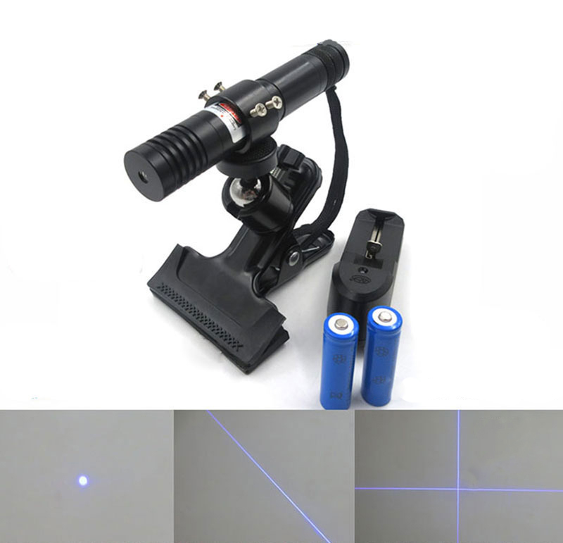 Upgrade version 450nm 100mw portable blue laser module Dot/Line/Crosshair - Click Image to Close