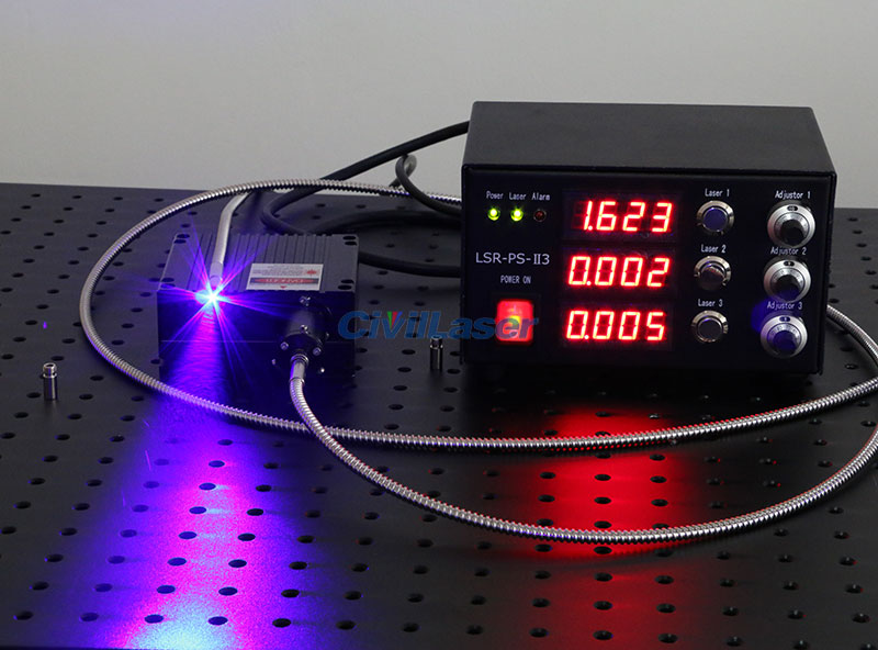 3IN1 RGB Laser 3W 고출력 레이저 White 섬유 결합 레이저